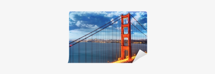 Golden Gate Bridge, San Francisco Wall Mural - Golden Gate Bridge, transparent png #625078