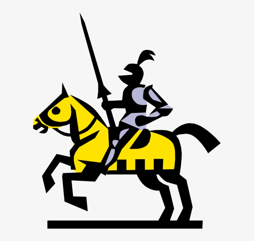 Vector Illustration Of Age Of Chivalry Middle Ages - Don Quijote De La Mancha Png, transparent png #625274