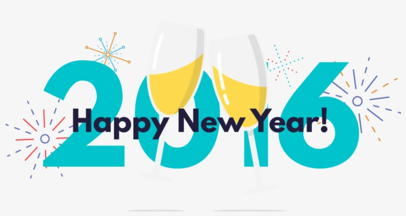 Happynewyear-2016 - Graphic Design, transparent png #625331