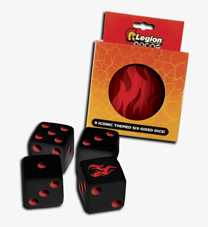Iconic Fire D6 - Iconic Skull Dice, transparent png #625403