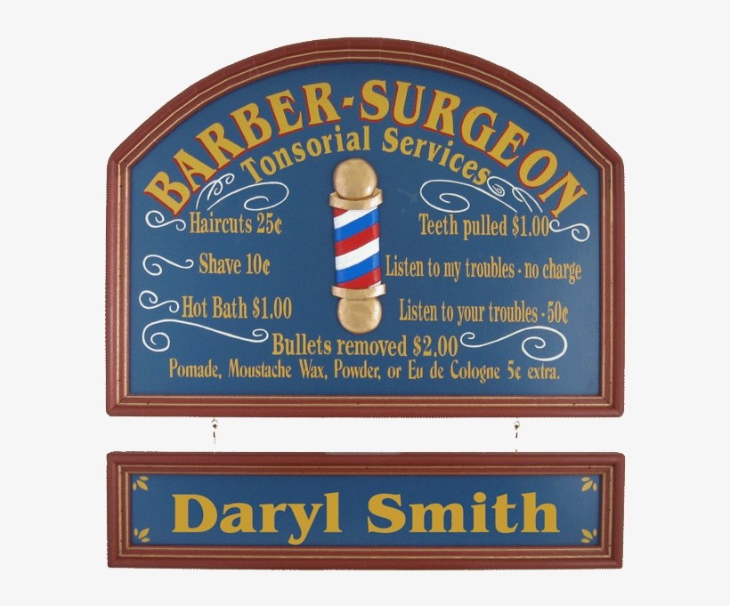 Barber Surgeon Sign And Gift18"x24" - Barber Surgeon, transparent png #625588