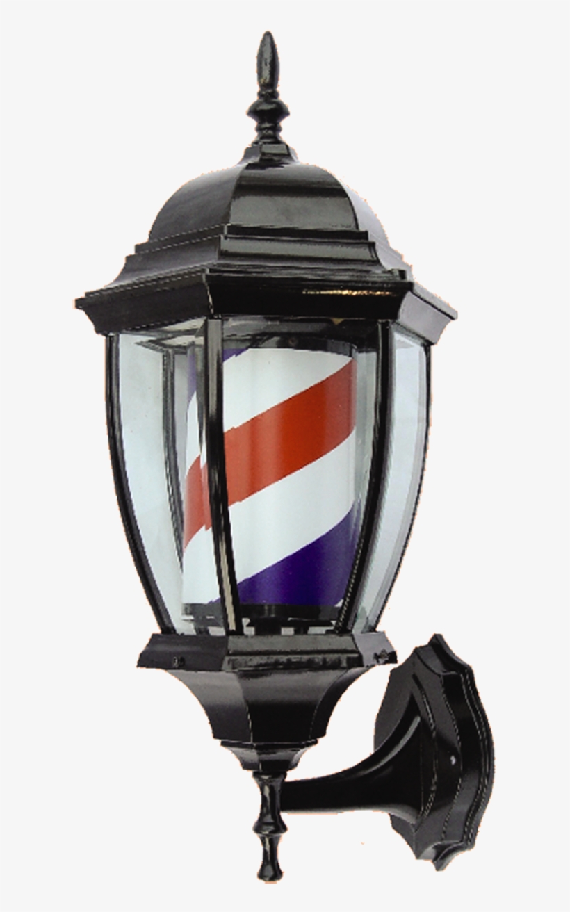 Porch Light Barber Pole - Barber Pole Light, transparent png #625690