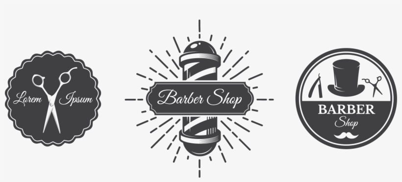 Barbers Pole Logo Barber - Png Barber Logo, transparent png #625726