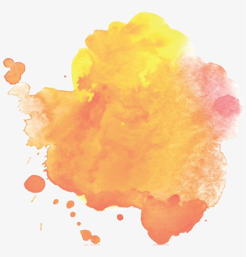 Watercolor Splashes Png Splash - Watercolor Brush Png Free, transparent png #625727