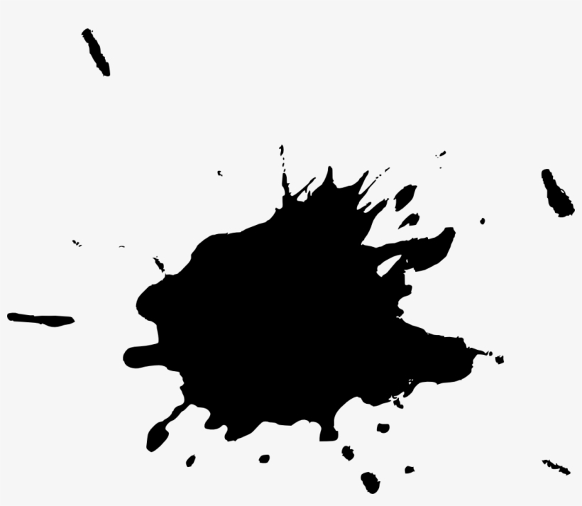 20 Black Paint Splatters Vol - Information, transparent png #625745