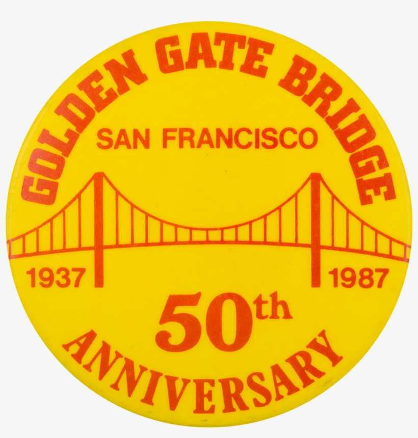 Golden Gate Bridge 50th Anniversary - Alcudia Map, transparent png #625748