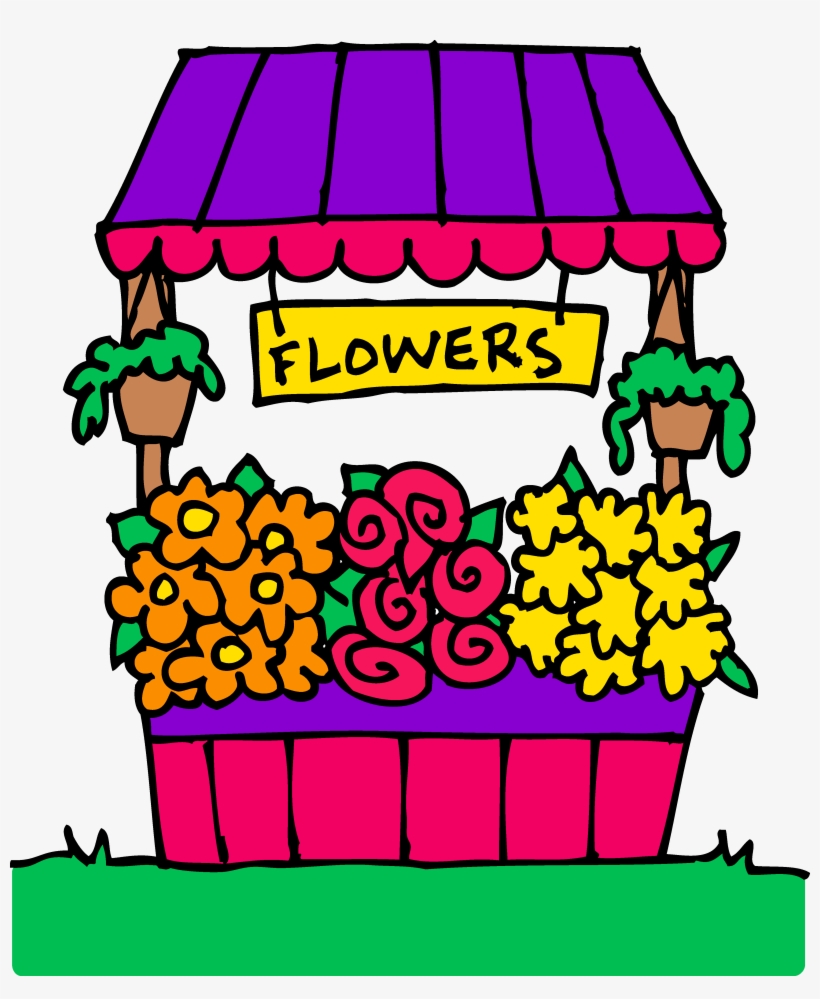Banner Library Market Seller Free On Dumielauxepices - Flower Shop Clipart, transparent png #625780