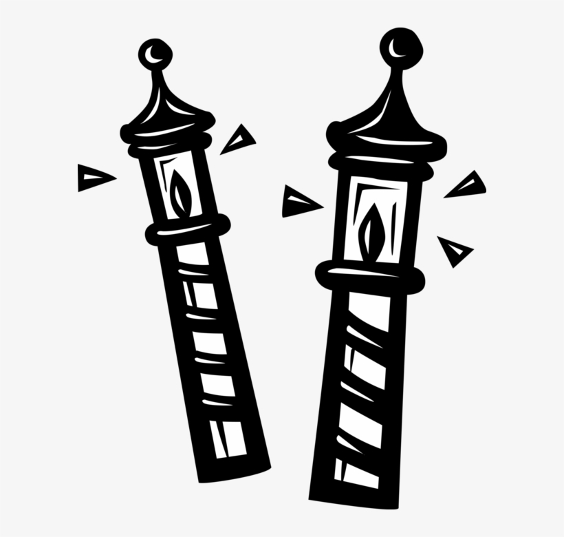 Vector Illustration Of Venetian Gondola Striped Barber's - Stock, transparent png #625784