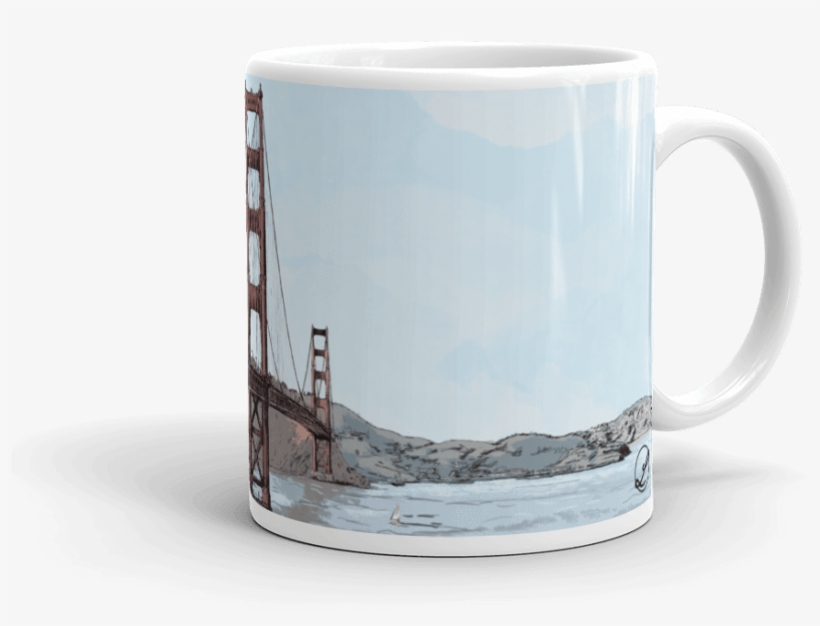 San Francisco Golden Gate Bridge Coffee Mug 11 Oz - San Francisco, transparent png #625804