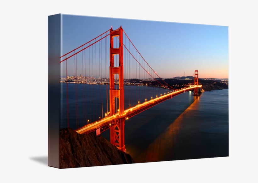 "golden Gate Bridge" By Pierre Leclerc, Whistler // - Pierre Leclerc 'golden Gate Sf' Canvas Art (30 X 47, transparent png #625836
