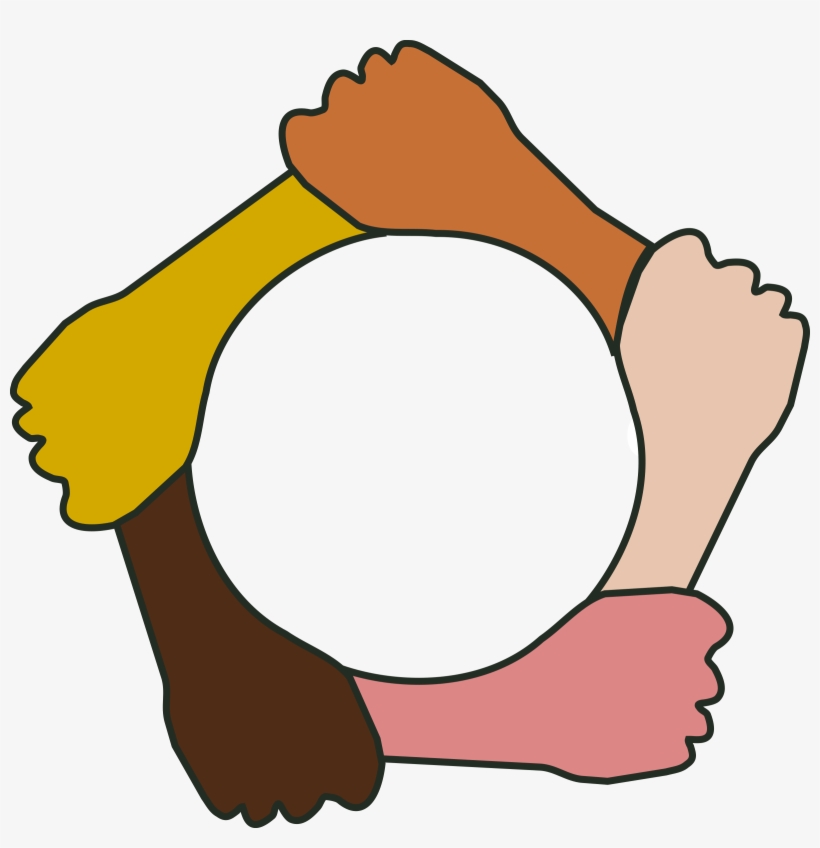 Back Of Human Hand - Hands Circle Clipart, transparent png #626479