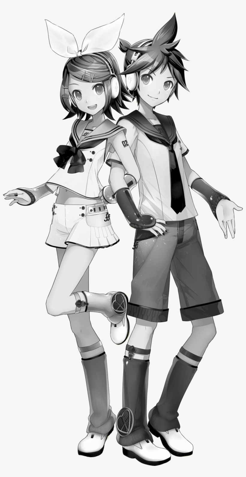 Dark Rin And Len - Kagamine Len V4x Hd, transparent png #626481
