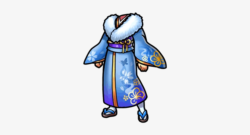 Gear-blue New Year's Kimono Render - Kimono, transparent png #626739