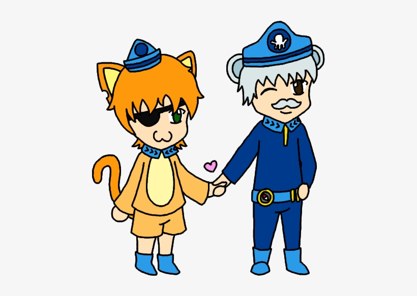 Kwazii And Captain Barnacles Holding Hands - Birthday, transparent png #626759