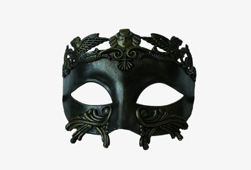 Roman Gladiator Masquerade Face Mask - Mask, transparent png #626761