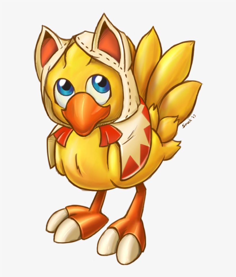 White Mage By Smockhobbes On Deviantart - Chocobo White Mage, transparent png #626918