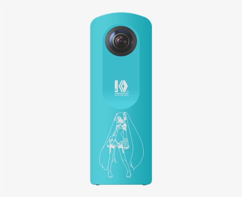 The Camera Comes With A “blue Green” Body, The Theme - Ricoh Theta Sc Type Hatsune Miku, transparent png #626985