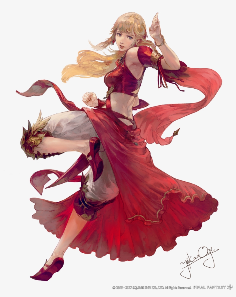 Final Fantasy Art Dancer - Final Fantasy Xiv Stormblood Lyse, transparent png #626986