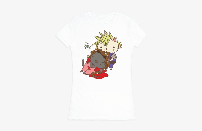 Final Cat Fantasy Womens T-shirt - Final Fantasy Shirt, transparent png #627011