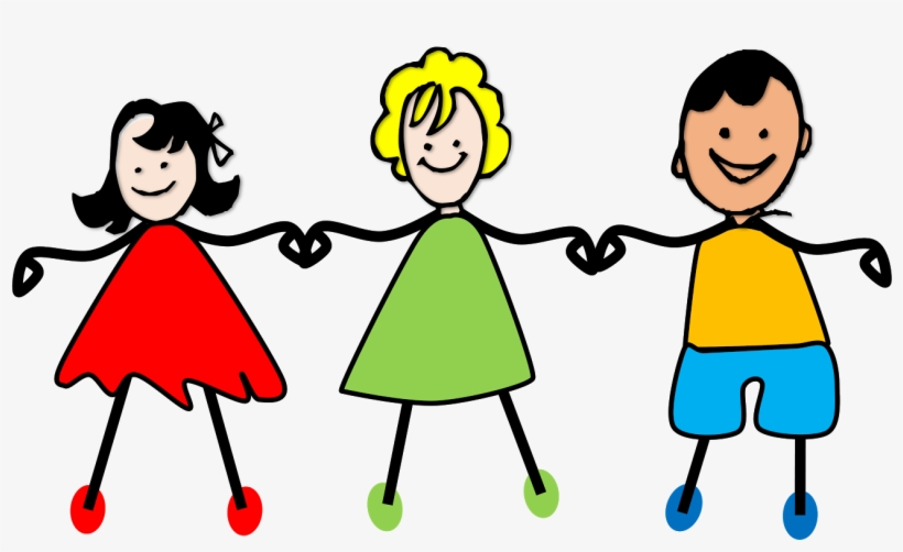 Kids Holding Hands Png Clipart Royalty Free Stock - Children Holding Hands Clipart Transparent, transparent png #627107