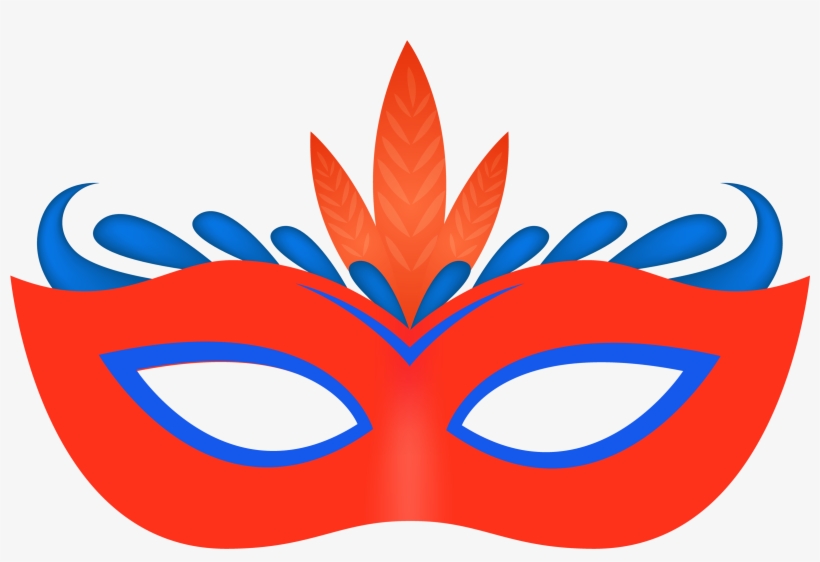 Eye Mask Clipart - Carnival Mask Clipart Png, transparent png #627133