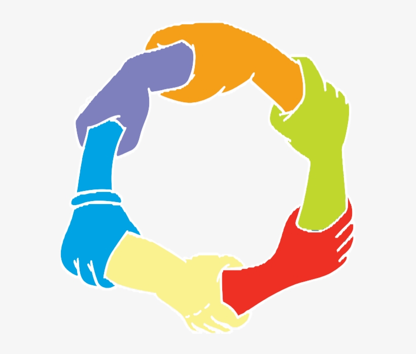 Handsholding Colour - Peer Counselors Club Logo, transparent png #627135