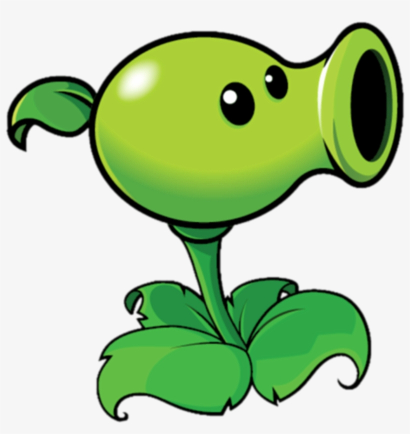 Peashooter - Plants Vs Zombies Green, transparent png #627180