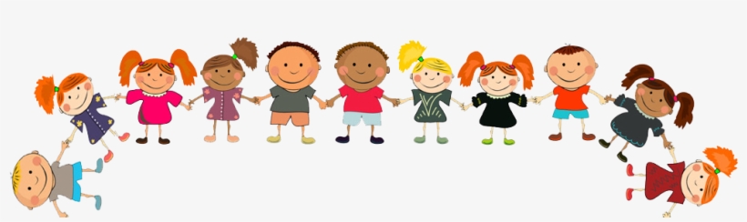Kids Holding Hands - Okul Öncesi Sayfa Kenarlıkları, transparent png #627455