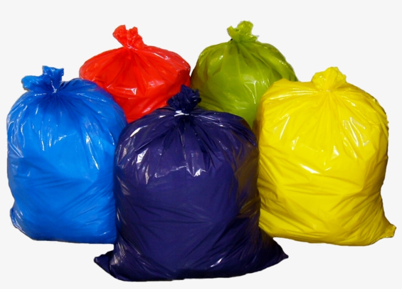 Garbage Bag Png - Colored Trash Bags 39 Gallon, transparent png #627499