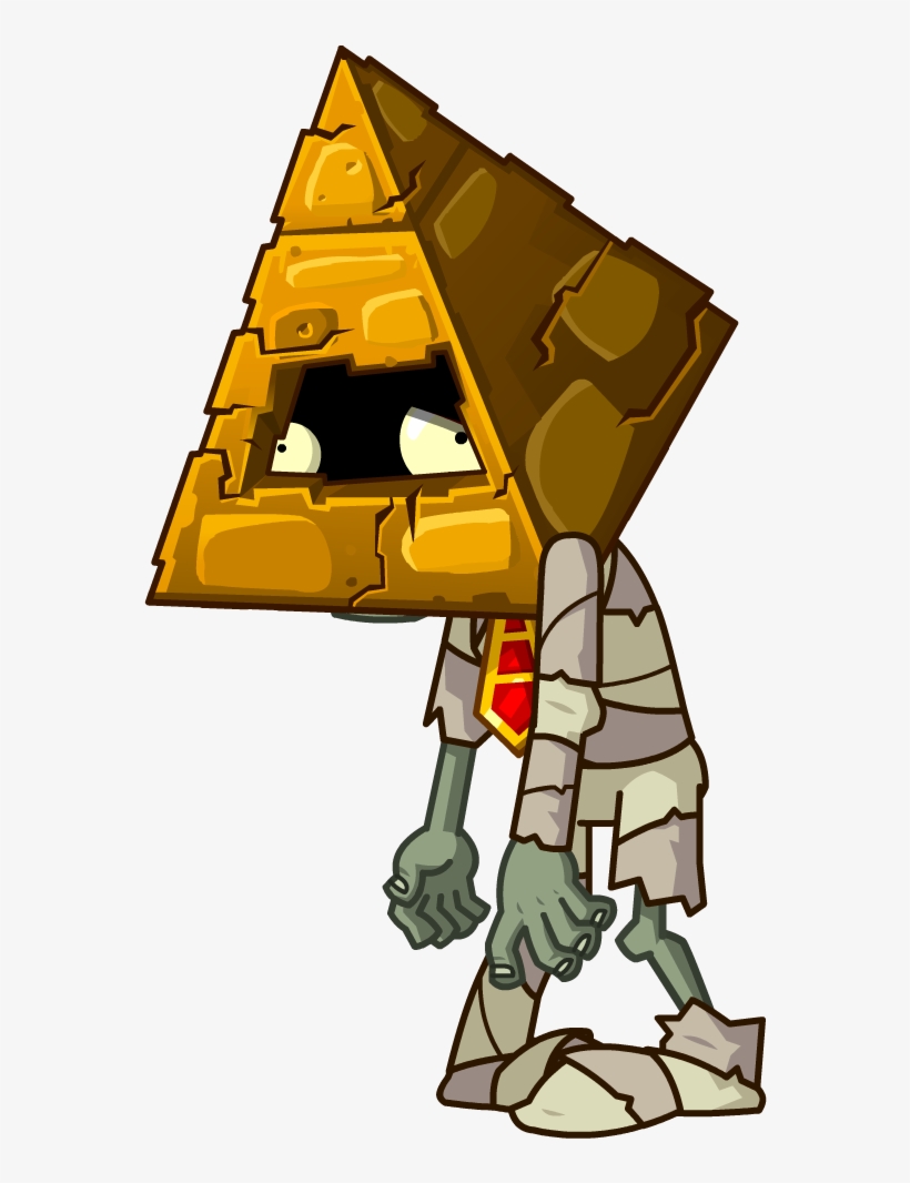 Pyram#head Zombie - Zombies Vs Plantas Zombies, transparent png #627536
