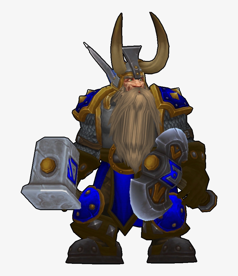 Add Media Report Rss Mountain King - Muradin Model For Warcraft 3, transparent png #627858