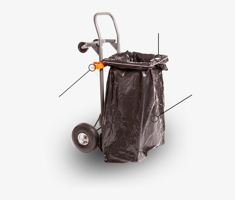 Trash Bag Holder - Gorilla Forks Hand Truck Attachments, transparent png #628192
