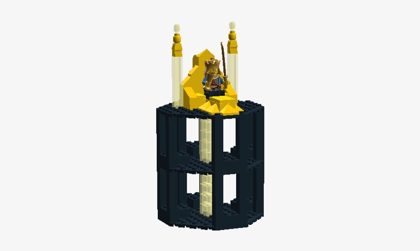 “the Golden King Sits On His Golden Throne On The Bottom, - Cylinder, transparent png #628450