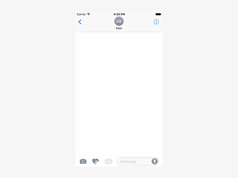 Accessing Imessage Apps - Imessage White Background - Free Transparent ...
