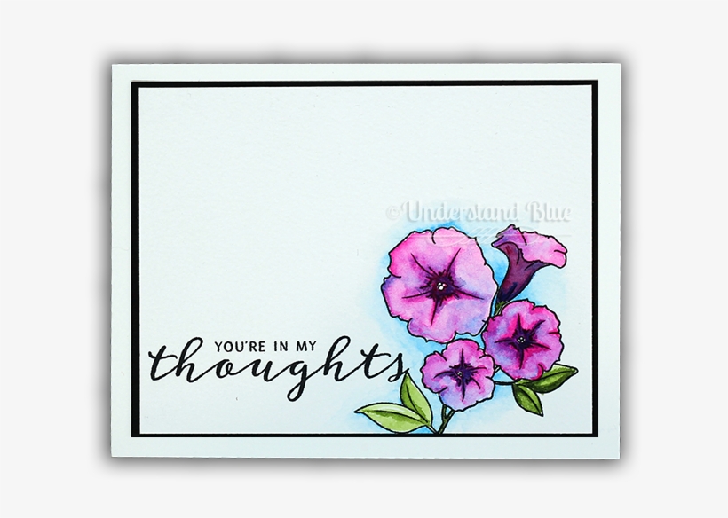 Modern Petunias By Wplus9 & Understand Blue - Periwinkle, transparent png #628873