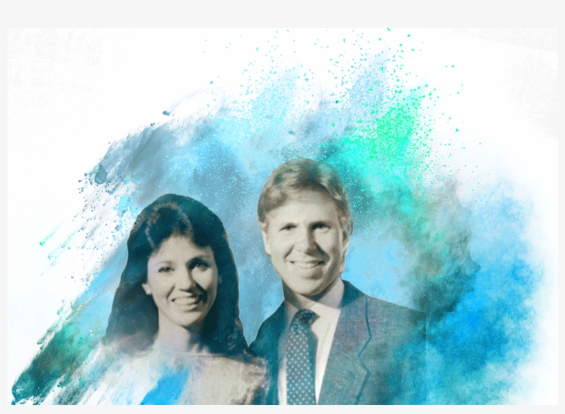 1985 - Dave And Debbie Roberts, transparent png #629053