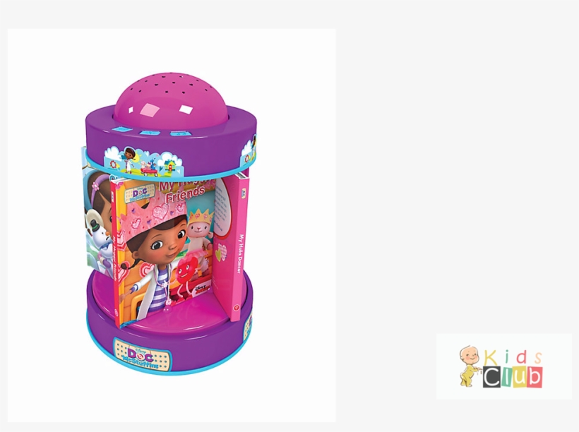 Doc Mcstuffins Book & Night Light Carousel, transparent png #629151