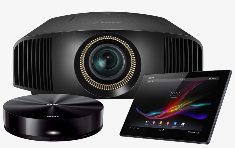 Sony Vplvw365es Native 4k Hdr 3d Sxrd Home Theater, transparent png #629401