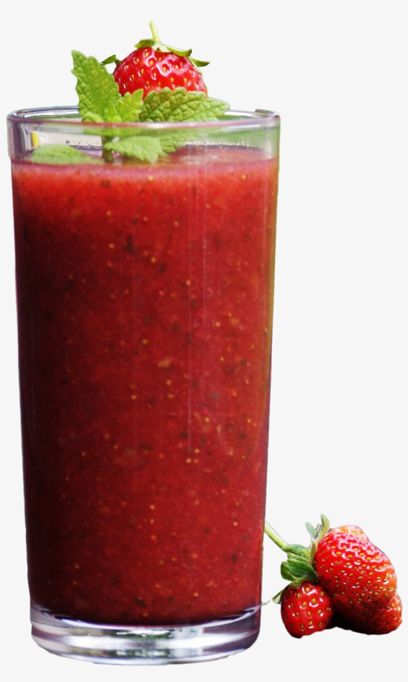 Smoothie Fruit Strawberry Png Image - Strawberry Juice Png, transparent png #629610