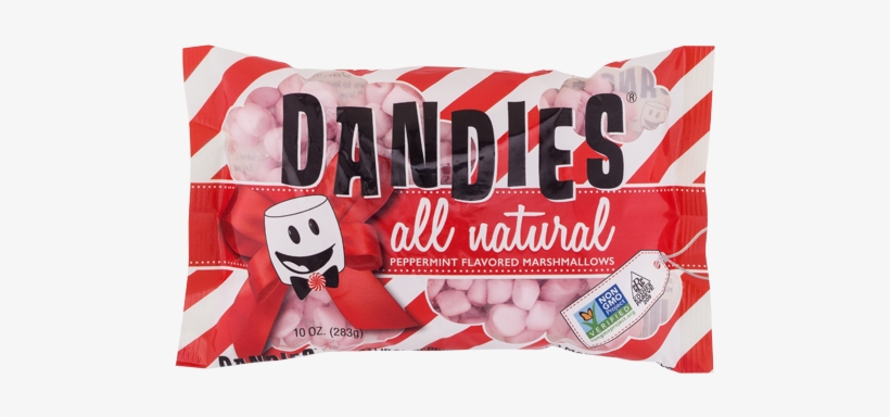 Chicago Vegan Foods Dandies Peppermint Mini Marshmallows - Dandies Marshmallows, Peppermint Flavored - 10 Oz, transparent png #629611