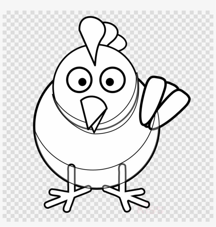 Chicken Coloring Pages Clipart Turkey Chicken Colouring - Turkey Coloring Pages, transparent png #6200533