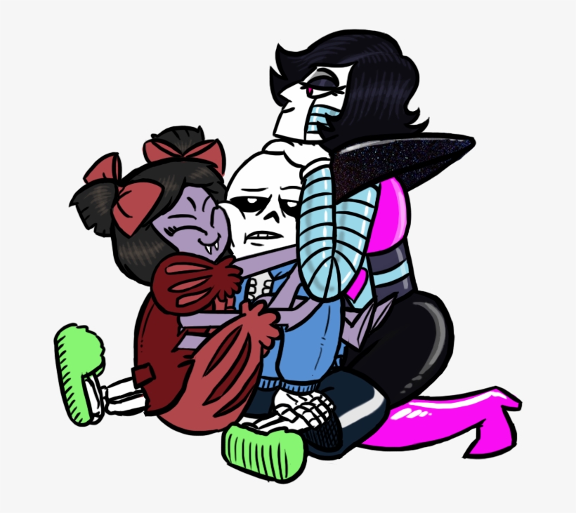 Персонажи,sans,muffet,ut Shipping,undertale Шиппинг - Undertale, transparent png #6200834