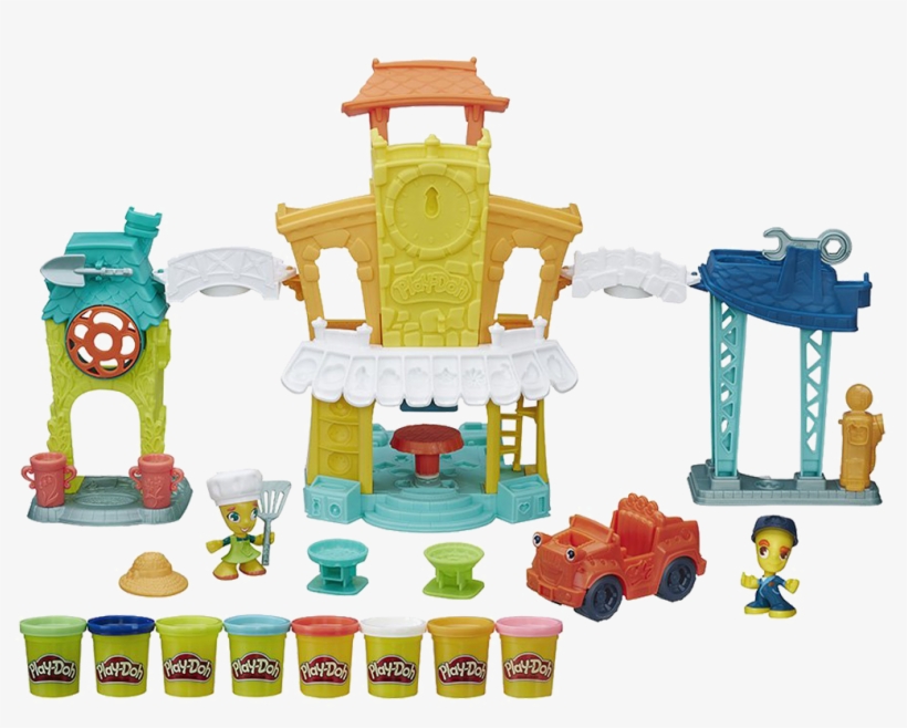 Play-doh Town 3 In 1 Town Centre - Play Doh 3 In 1 Town Center, transparent png #6200894