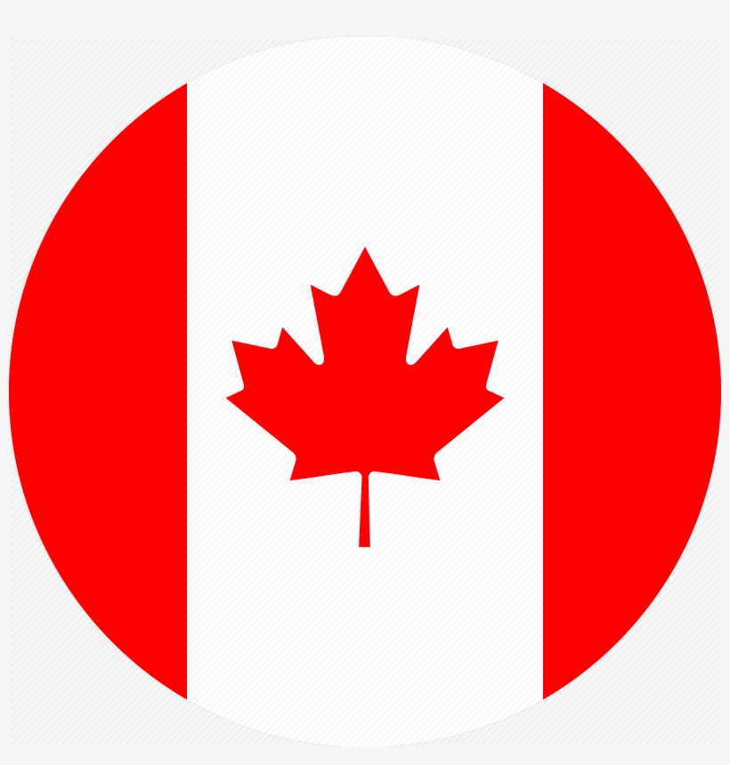 Ca - Canada Flag Circle Png, transparent png #6200895