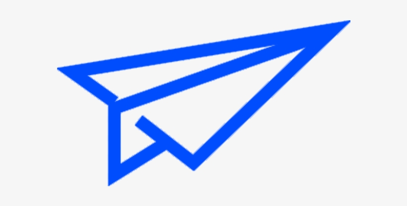 Get Paid Faster - Send Blue Icon, transparent png #6201380