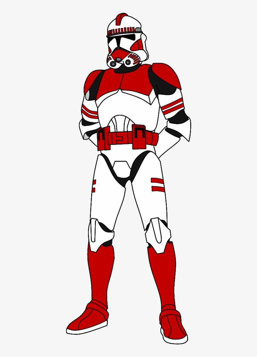Clone Shock Trooper By Fbombheart - Shock Trooper Png, transparent png #6201590