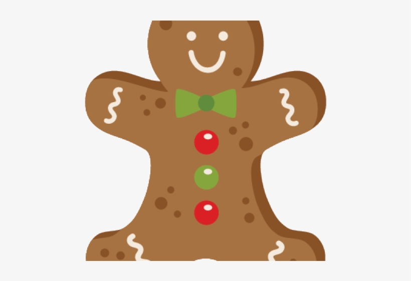 Christmas Gingerbread Man Clipart, transparent png #6201980
