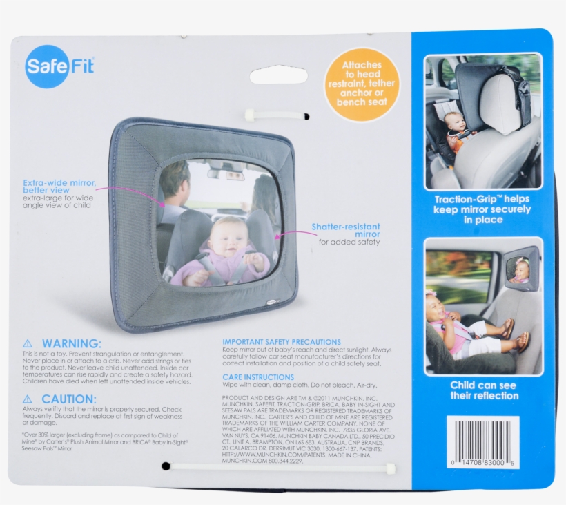 Safefit Baby Auto Mirror Instructions, transparent png #6202160