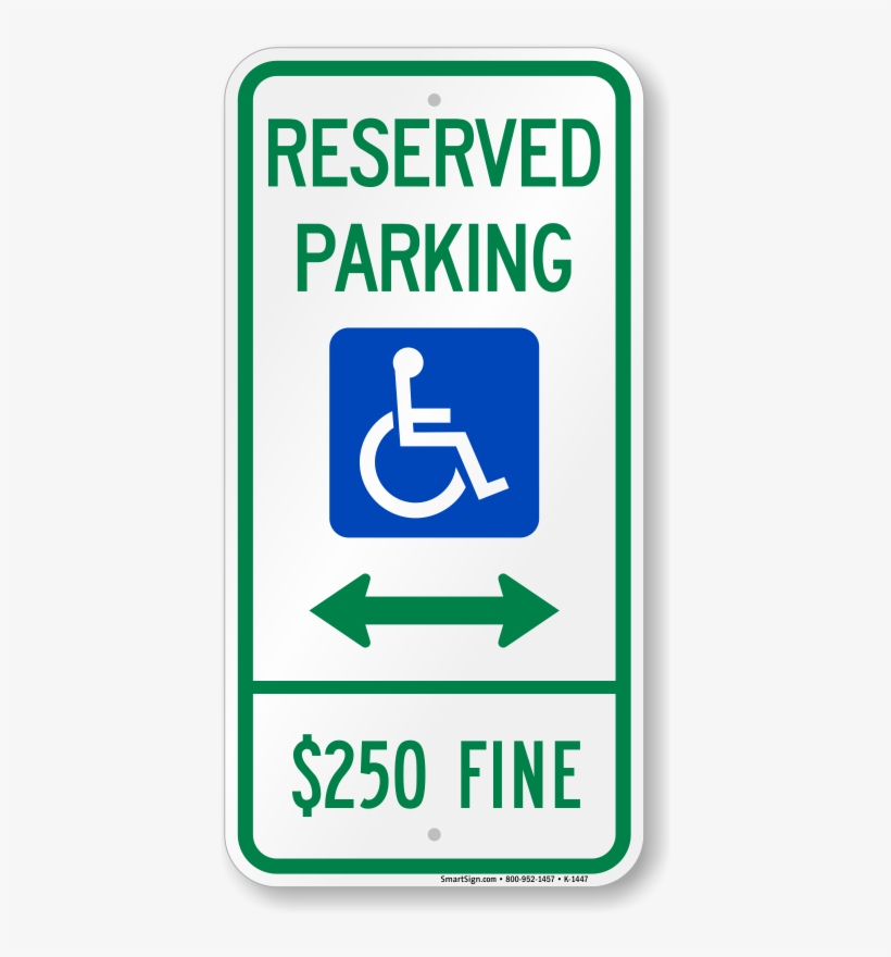 Zoom, Price, Buy - Handicap Parking Sign, transparent png #6202163