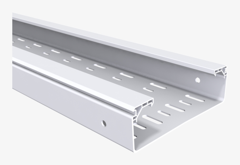 Perforated Cable Tray Bpe H60 - Polyvinyl Chloride, transparent png #6202462
